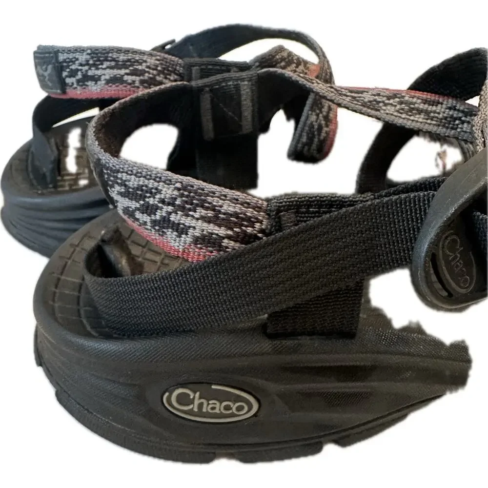 Men’s Chaco Z/1 Classic Black Gray Adjustable Sandals Size 13